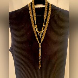 Stella & Dot Laurel Lariat Wrap Necklace